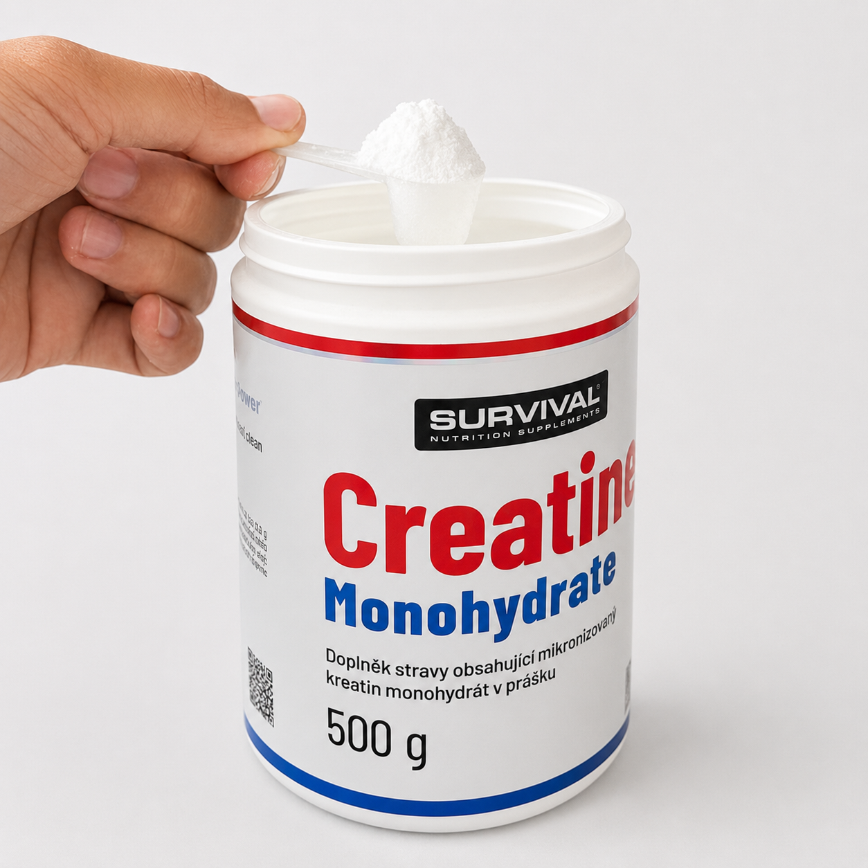 Creatine Monohydrate Survival — sypká mikronizovaná forma