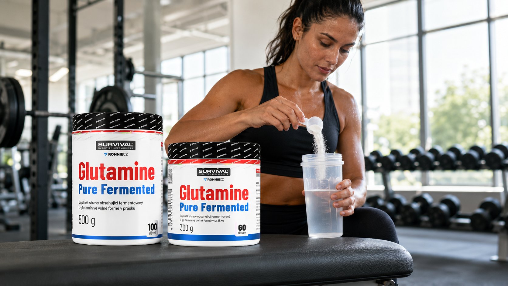 Glutamin: aminokyselina, na kterou tělo sáhne první, když je toho na něj příliš