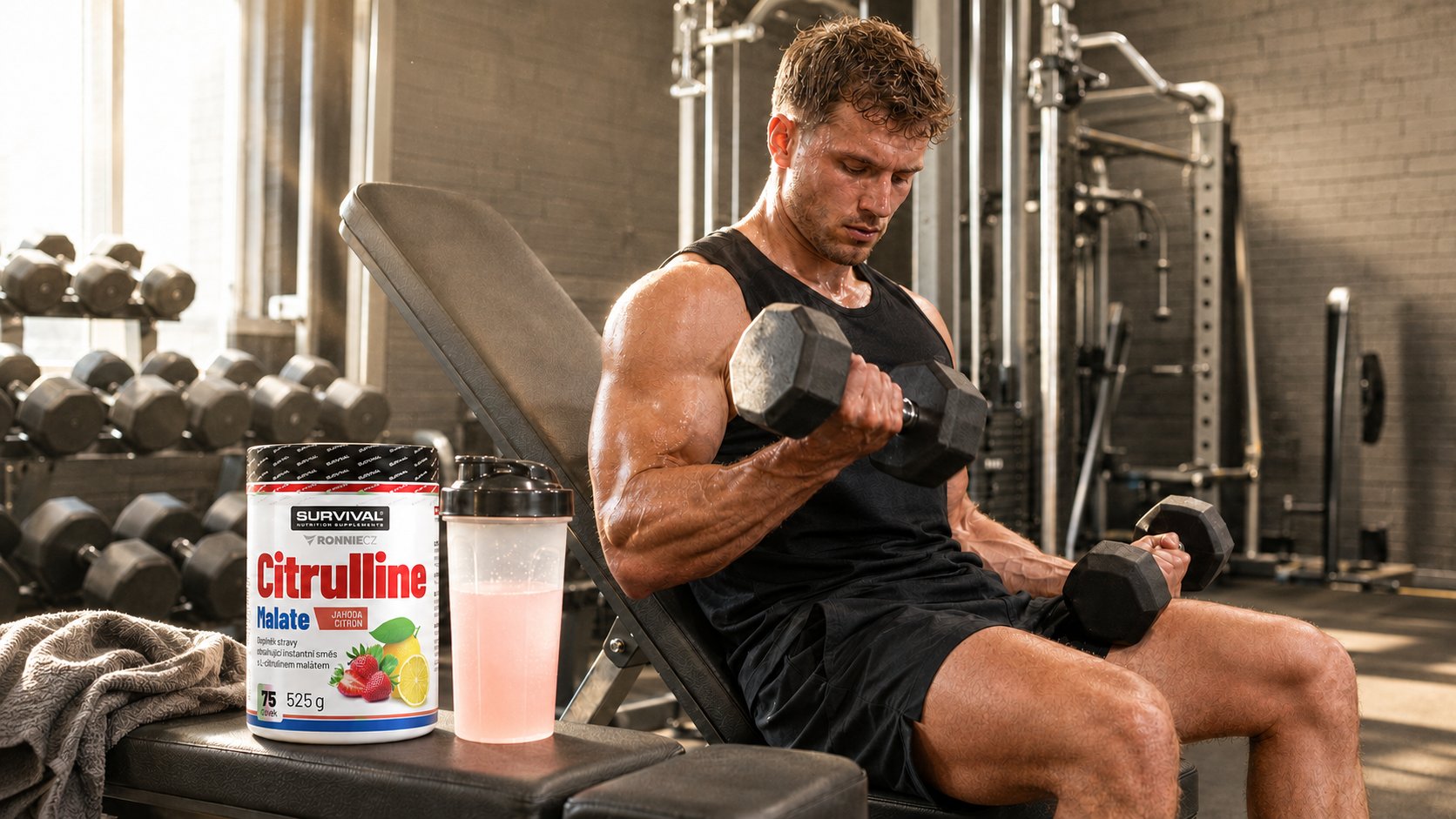 Citrulline Malate: proč zajišťuje lepší pumpu a jak ho správně užívat