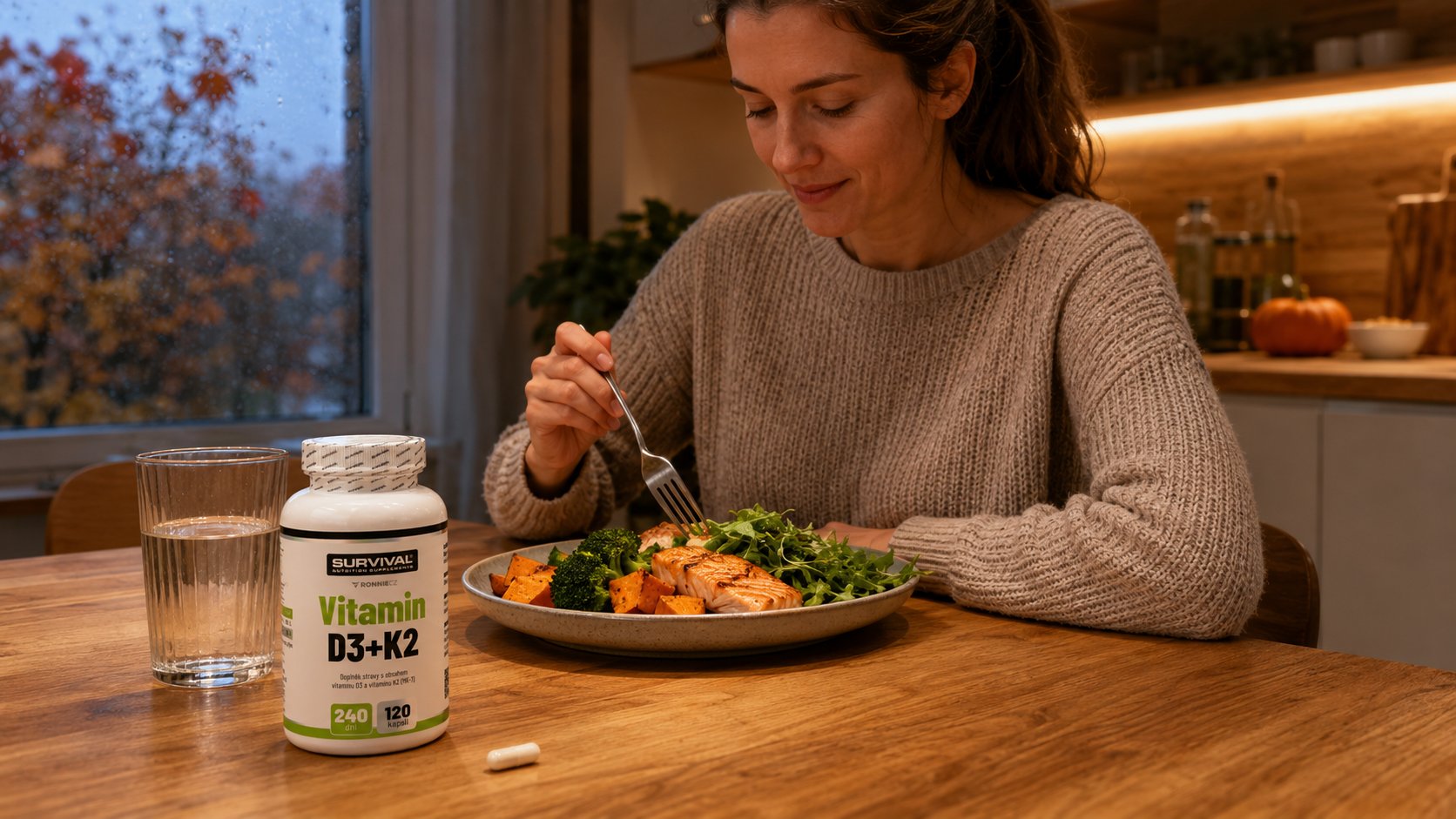 Vitamín D3+K2: proč tuhle dvojici potřebujete hlavně na podzim a v zimě