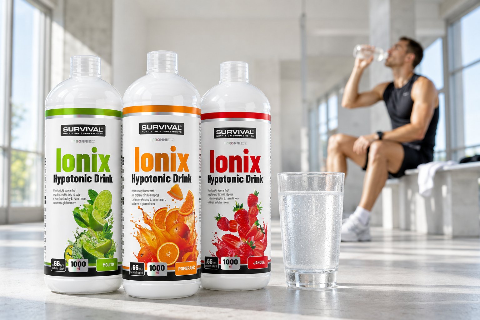 Hypotonický nápoj Ionix: co znamená hypotonicita a proč se vstřebává rychleji
