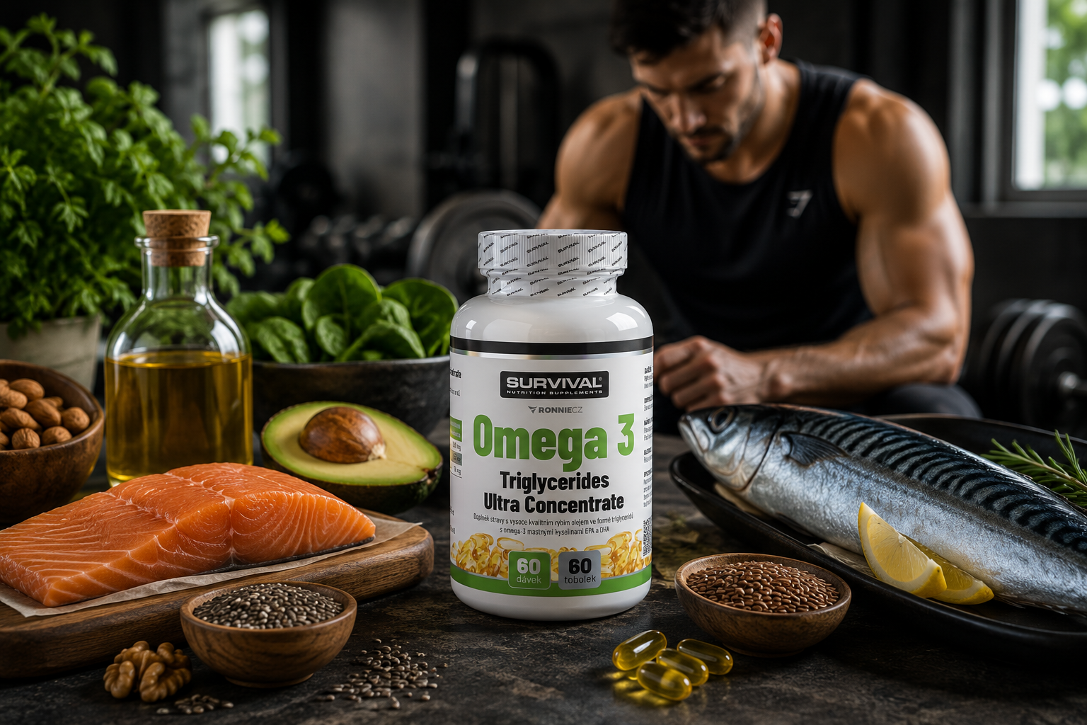 Omega 3 pro sportovce: Proč EPA a DHA patří do každé suplementační sady