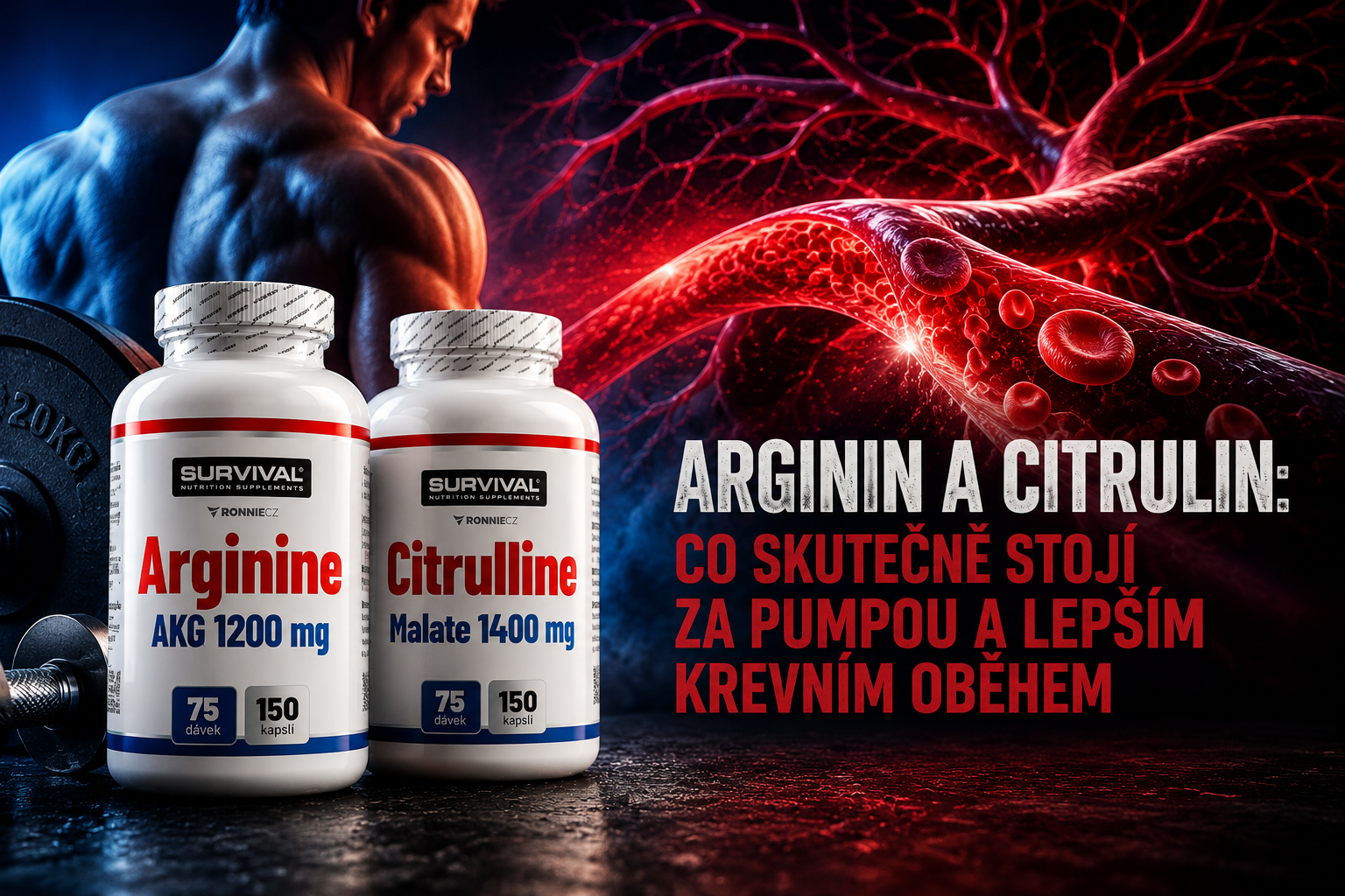 Arginin a citrulin: co skutečně stojí za pumpou a lepším krevním oběhem