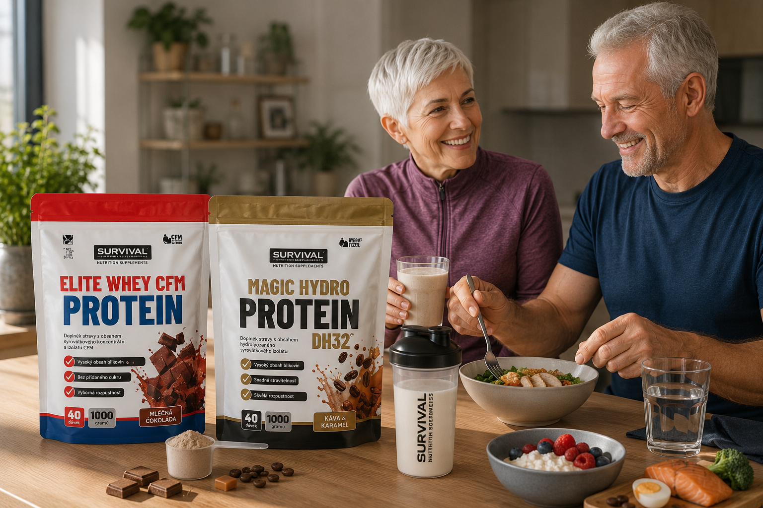 Protein a sarkopenie: proč bílkoviny nejsou jen pro fitness nadšence